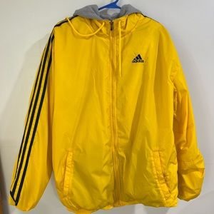 Yellow Adidas coat